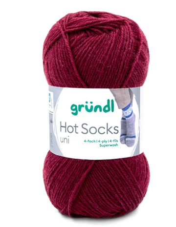 Hot Socks uni fv bordeaux